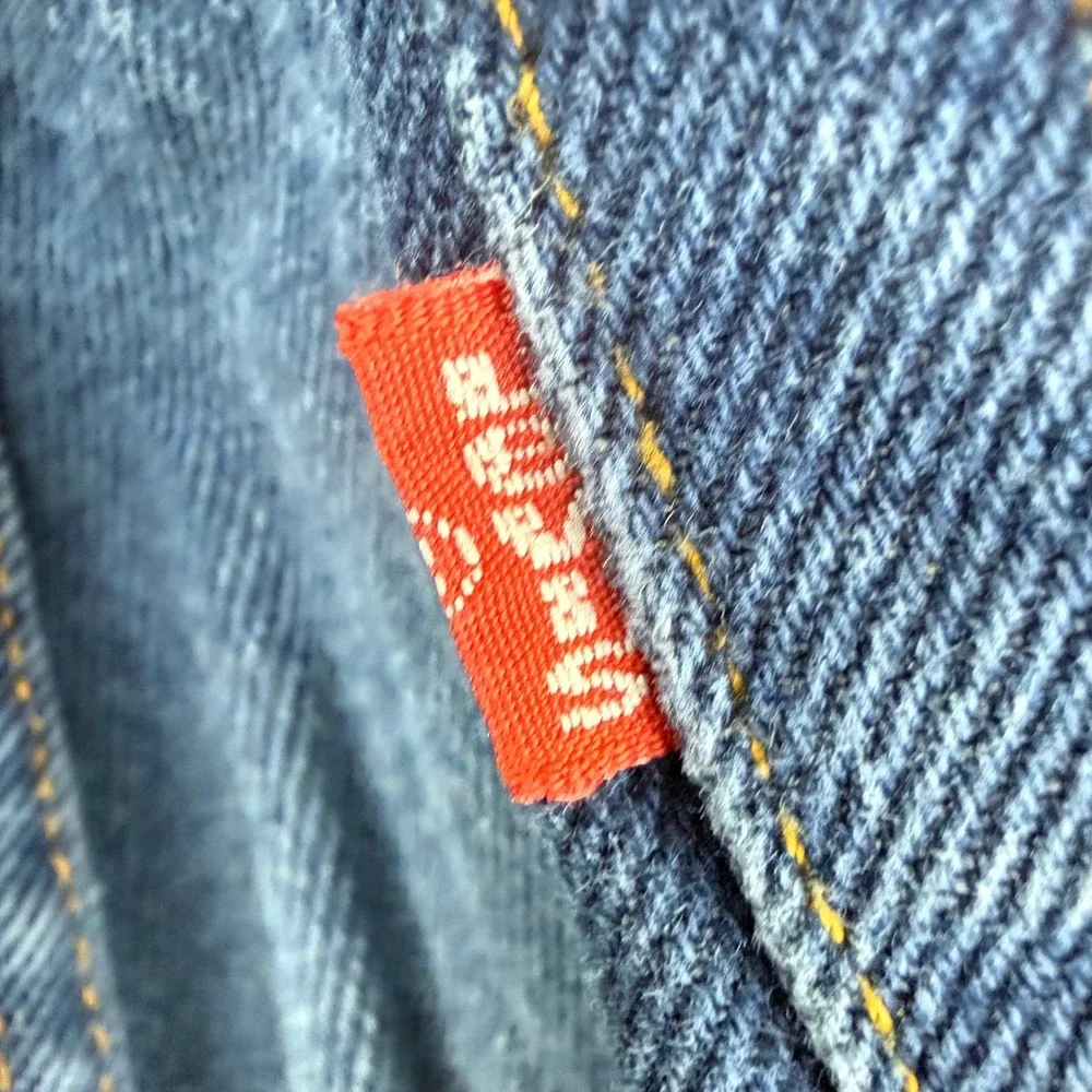 Levi's 501 Jeans Mens 36x34 Blue Vintage Made in USA Button Fly Straight Leg